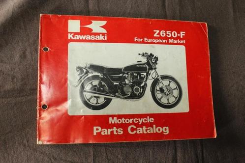 Kawasaki Z650-F 1980 motorcycle parts catalogue Z 650 F2, Motoren, Handleidingen en Instructieboekjes, Kawasaki, Ophalen of Verzenden
