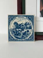 Delfts Blauw Tegel De Boerderij Handgeschilderd, Ophalen