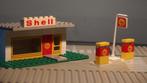 LEGO 648 Shell Service Station/Benzine Pomp, Ophalen of Verzenden, Gebruikt, Complete set, Lego