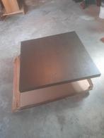 Houten Eettafel Vierkant, Huis en Inrichting, Tafels | Eettafels, Ophalen, Gebruikt, 100 tot 150 cm, Eikenhout