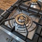 Luxe Fornuis Boretti 70cm rvs  4 pits GASOVEN klassiek, Witgoed en Apparatuur, Fornuizen, 60 cm of meer, Zo goed als nieuw, Energieklasse A of zuiniger