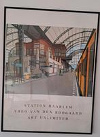 Station Haarlem Theo van den Boogaard Art  Unlimited, Verzamelen, Ophalen