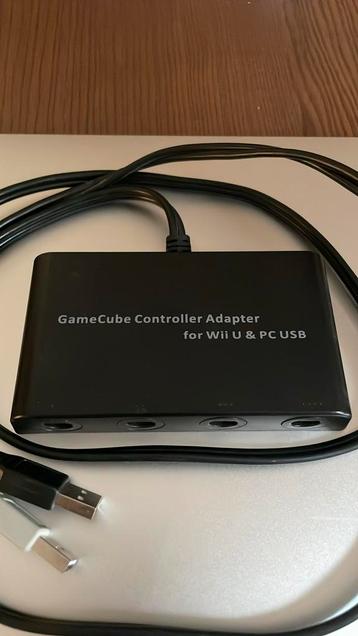 Gamecube controller adapter - werkt op pc & switch beschikbaar voor biedingen