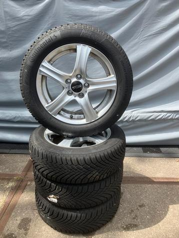 15 inch velgen met winterbande Seat Ibiza, Skoda Fabia. beschikbaar voor biedingen