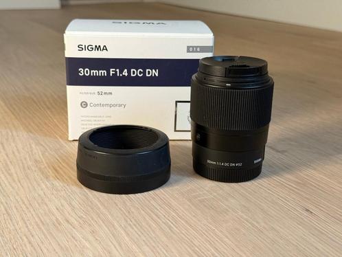 Sigma 30mm 1.4 - Sony E, Audio, Tv en Foto, Fotografie | Lenzen en Objectieven, Gebruikt, Standaardlens, Ophalen of Verzenden