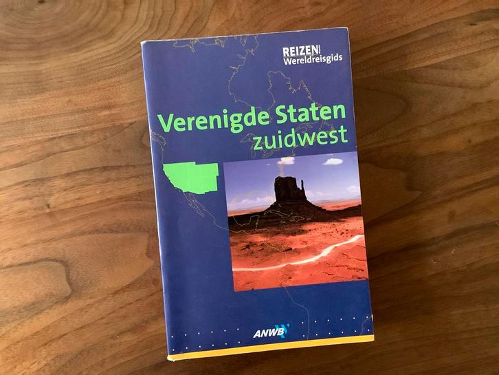 Verenigde Staten ZuidWest ANWB wereld reisigds 472pg + krten, Boeken, Reisgidsen, Zo goed als nieuw, Reisgids of -boek, Noord-Amerika