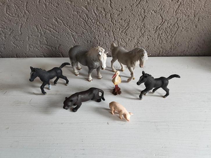Schleich dieren, Verzamelen, Dierenverzamelingen, Gebruikt, Beeldje of Figuurtje, Wild dier, Ophalen of Verzenden