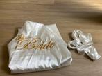 Badjas Maat L - bride, Ophalen of Verzenden, Zo goed als nieuw, Wit, Accessoires