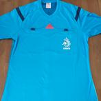 KNVB Scheidsrechter Shirts Adidas Maat M rood en blauw, Maat M, Ophalen, Zo goed als nieuw, Shirt