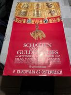 Vintage Poster Europalia 87 Osterreich , Schatten van het Gu, Verzamelen, Ophalen of Verzenden, Gebruikt, Rechthoekig Staand