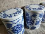 3 Apotheek / Gember kruiden potten chinees., Antiek en Kunst, Antiek | Keramiek en Aardewerk, Ophalen of Verzenden