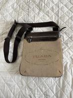 Prada Canvas Gacquard Logo Messenger Bag, Overige merken, Gebruikt, Verzenden, Zwart
