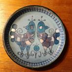 Blauw bordje met 2 vogels (Le Henaff), Ophalen of Verzenden, Gebruikt