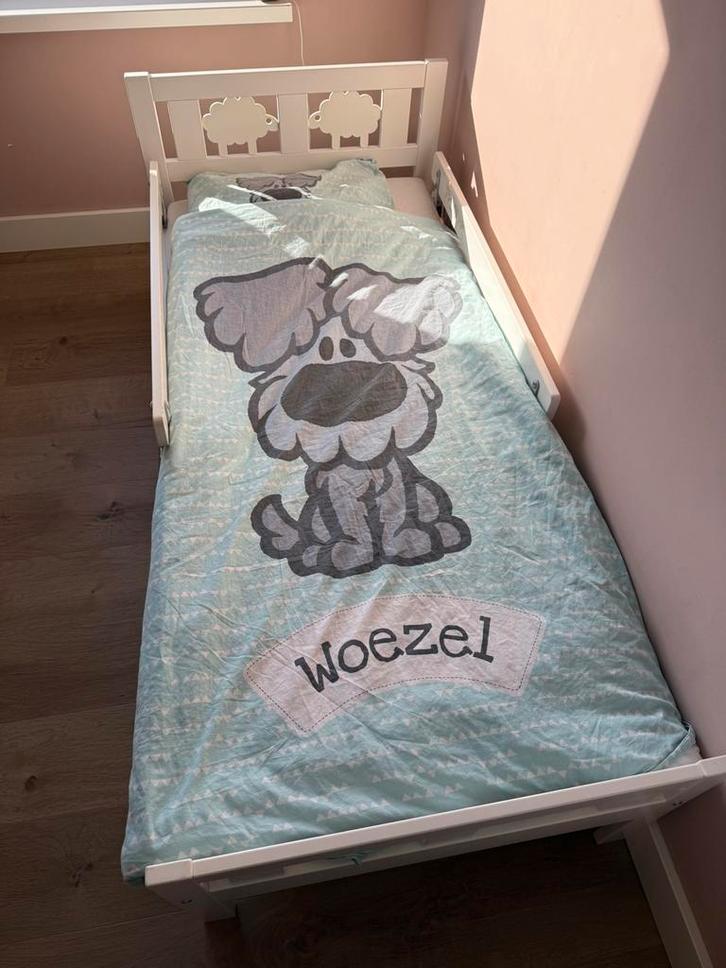 Ikea peuterbed 70x160 compleet!, Kinderen en Baby's, Kinderkamer | Bedden, Zo goed als nieuw, 140 tot 160 cm, 70 tot 85 cm, Lattenbodem
