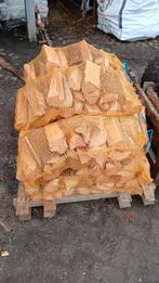 Haardhout in grote netzakken 40L - direct stookklaar!🔥🪵, 6 m³ of meer, Ophalen of Verzenden, Blokken