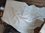 2 Witte Leren huiden.., Hobby en Vrije tijd, Stoffen en Lappen, Ophalen, Leer of Kunstleer, Zo goed als nieuw, 30 tot 120 cm