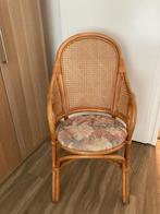 Rotan, rieten stoel, vintage, Ophalen, Bruin, Riet of Rotan, Zo goed als nieuw