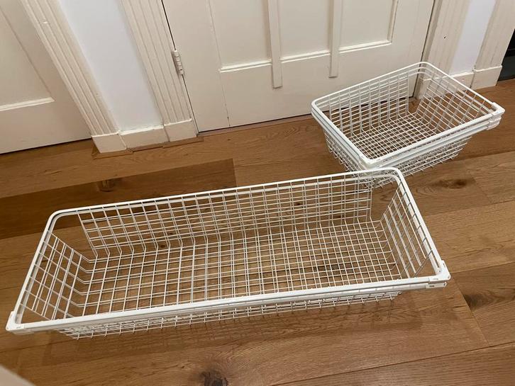 5 Komplement draadmanden / laden voor ondiepe PAX kast, Huis en Inrichting, Kasten | Kledingkasten, Zo goed als nieuw, Minder dan 100 cm