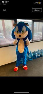 Sonic mascotte te koop evt. Verhuur €50 per dag, Nieuw, Ophalen of Verzenden, Verjaardag