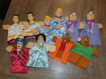 Disney poppenkast poppen (10 stuks) beschikbaar voor biedingen