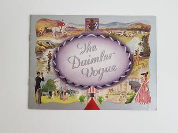 Originele en zeldzame Daimler Vogue brochure - 1938 beschikbaar voor biedingen