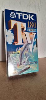 TDK TV 180 VHS Videoband - Nieuw in verpakking!, Ophalen of Verzenden