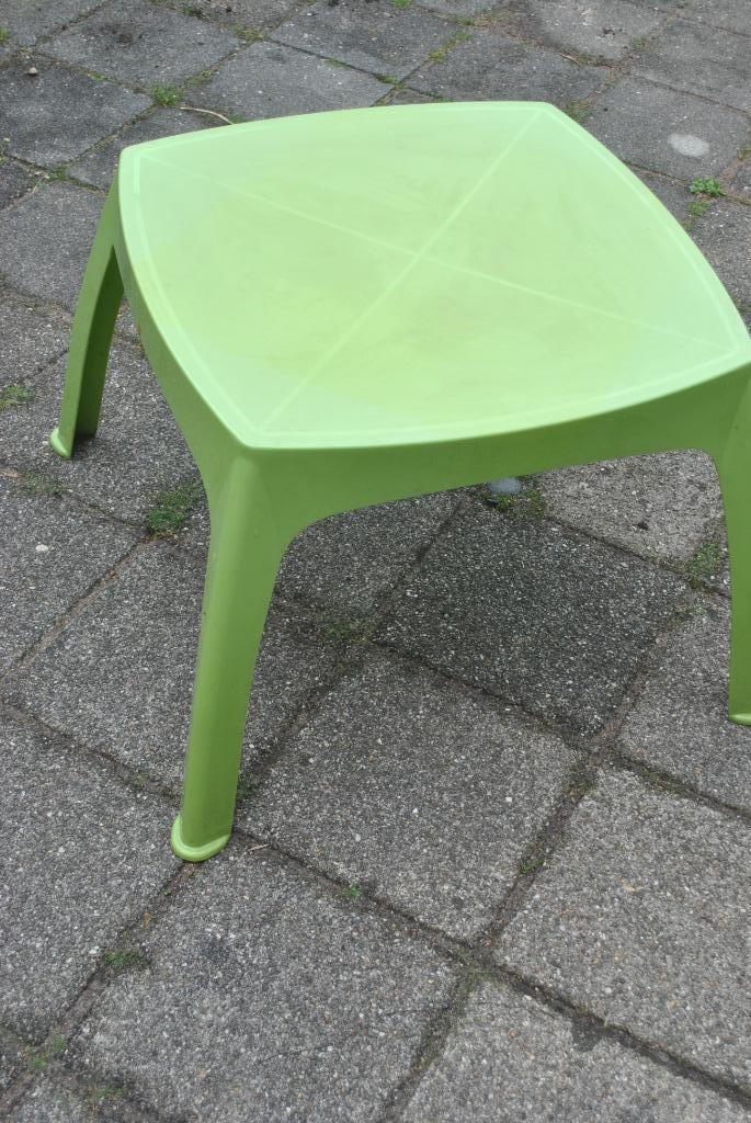 Bijzettafel, tuin, kunststof, Shaf, 46 bij 57 bij 57 cm, Tuin en Terras, Tuinmeubel-accessoires, Gebruikt, Ophalen
