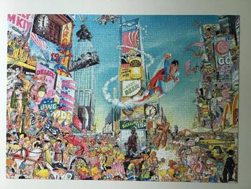 Times Square 1000 stukjes Gerald Como -King Comic collection beschikbaar voor biedingen
