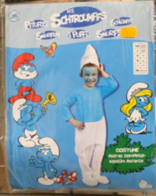 Leuke Smurf outfit mt 92 / 98, Kinderen en Baby's, Carnavalskleding en Verkleedspullen, Nieuw, Jongen of Meisje, 104 of kleiner