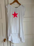 Lang wit shirt van Please maat XL, Ophalen of Verzenden, Zo goed als nieuw, Wit, Korte mouw