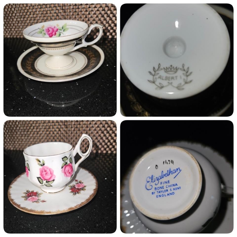 Engelse kopjes, Huis en Inrichting, Keuken | Servies, Ophalen of Verzenden, Porselein, Overige stijlen, Kop(pen) en/of Schotel(s)