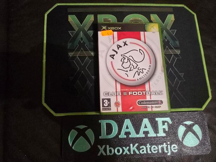 Club football Ajax - Xbox original, Spelcomputers en Games, Games | Xbox Original, Zo goed als nieuw, Sport, 3 spelers of meer