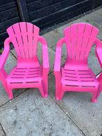 Roze Kinder Tuinstoelen - Set van 2, Ophalen, Gebruikt, Kunststof, Stapelbaar