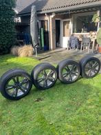 4 Velgen met band aluett Gun Metall met Nokian winterbanden, Ophalen