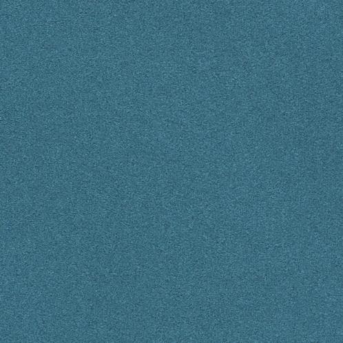 Zachte velours tapijttegels Turquoise blauw, Heuga 725, Huis en Inrichting, Stoffering | Vloerbedekking, Nieuw, Tapijttegels, Blauw