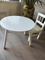 Kinder tafel + kinder stoeltje, Huis en Inrichting, Tafels | Eettafels, 50 tot 100 cm, Tot twee personen, Ophalen of Verzenden