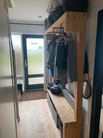 Massief houten kapstok, Huis en Inrichting, Ophalen, 200 cm of meer, Zo goed als nieuw, Staande kapstok
