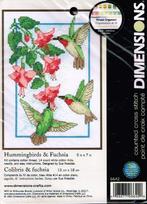 Cado dimensions borduurpakket hummingbird & fuchsia's, Hobby en Vrije tijd, Ophalen of Verzenden, Nieuw, Handborduren, Borduurpakket