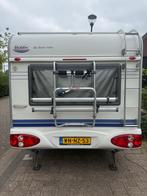 Hobby 400 KB De Luxe Easy met stapelbed, voortent,luifel, Caravans en Kamperen, Caravans, Standaardzit, 75 kg, Hobby, Omvormbare zithoek