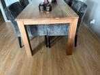 Teakhouten eettafel, Ophalen, Gebruikt, Teakhout, Minder dan 4 stoelen