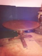 Eiken salontafel, Huis en Inrichting, Tafels | Bijzettafels, Ophalen, Gebruikt, Rechthoekig, 75 cm of meer