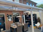 Overkapping aluminium met polycarbonaat platen 5m x 3,5, Ophalen of Verzenden, Zo goed als nieuw, Veranda