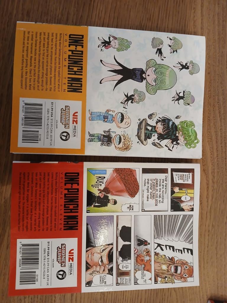 One-Punch Man Manga Volumes 10 & 11, Boeken, Meerdere stripboeken, Ophalen of Verzenden, Nieuw, ONE, Yusuke Murata