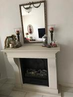 Mooie schouw met bio oil sfeerhaard, Huis en Inrichting, Ophalen, Zo goed als nieuw, Vrijstaande haard, Overige soorten