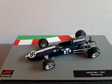 Eagle MK1, 1967, F1 car collection 1:43 nieuw  beschikbaar voor biedingen