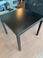 Ikea Hoge eettafel vierkant bruin/zwart, Ophalen, Vierkant, Zo goed als nieuw, Modern