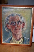 Schilderij zelfportret Han Boskamp, Antiek en Kunst, Kunst | Schilderijen | Klassiek, Ophalen