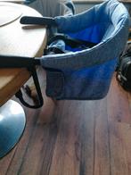 Tafelhangstoeltje Blauw Babystoel Hangstoel Inklapbaar, Kinderen en Baby's, Kinderstoelen, Ophalen of Verzenden, Zo goed als nieuw