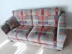 Retro tweezits bank van stof - als nieuw, Ophalen, Minder dan 75 cm, 150 tot 200 cm, Tweepersoons
