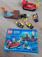 lego city 60106 brandweerbootje  met duikers, Complete set, Ophalen of Verzenden, Lego, Zo goed als nieuw